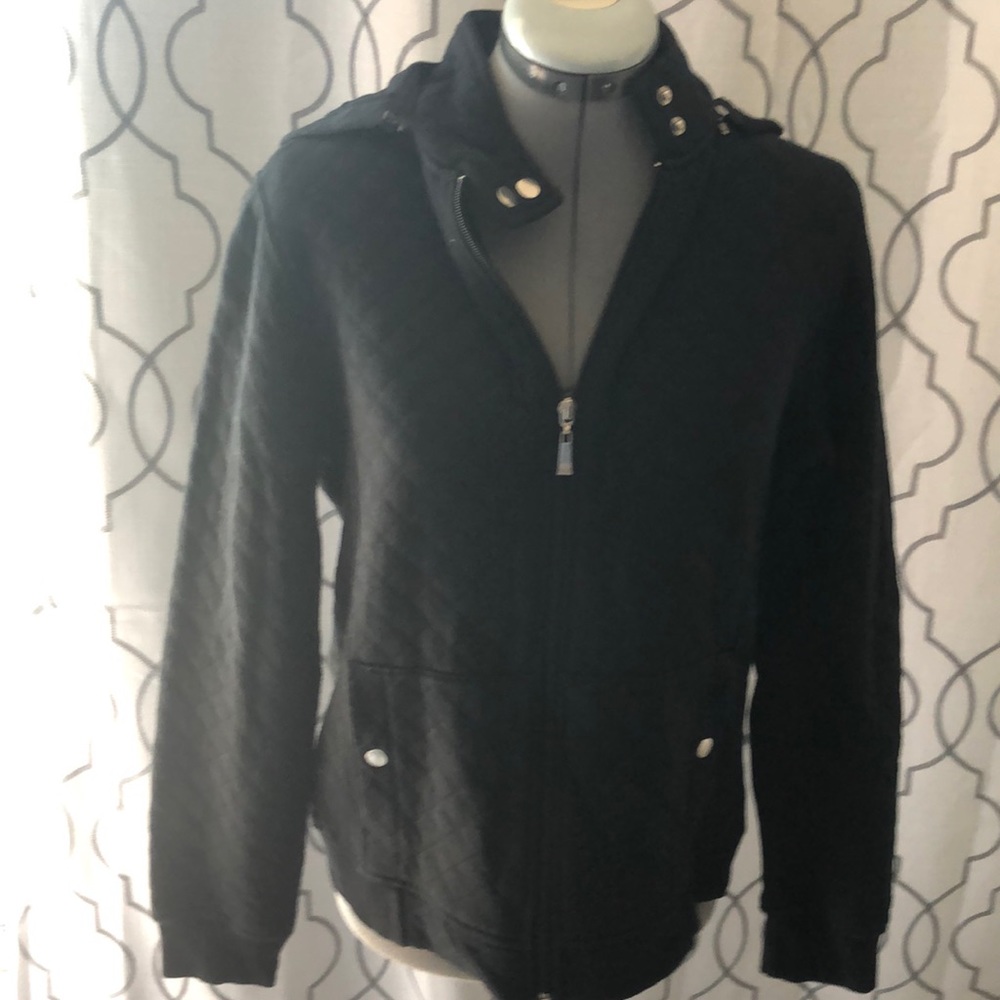Style & Co. black zipper jacket